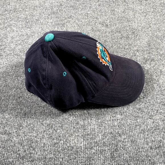 Vintage Miami Dolphins Mens Adjustable Strap Back NFL Football Hat Embroidered - Picture 5 of 8